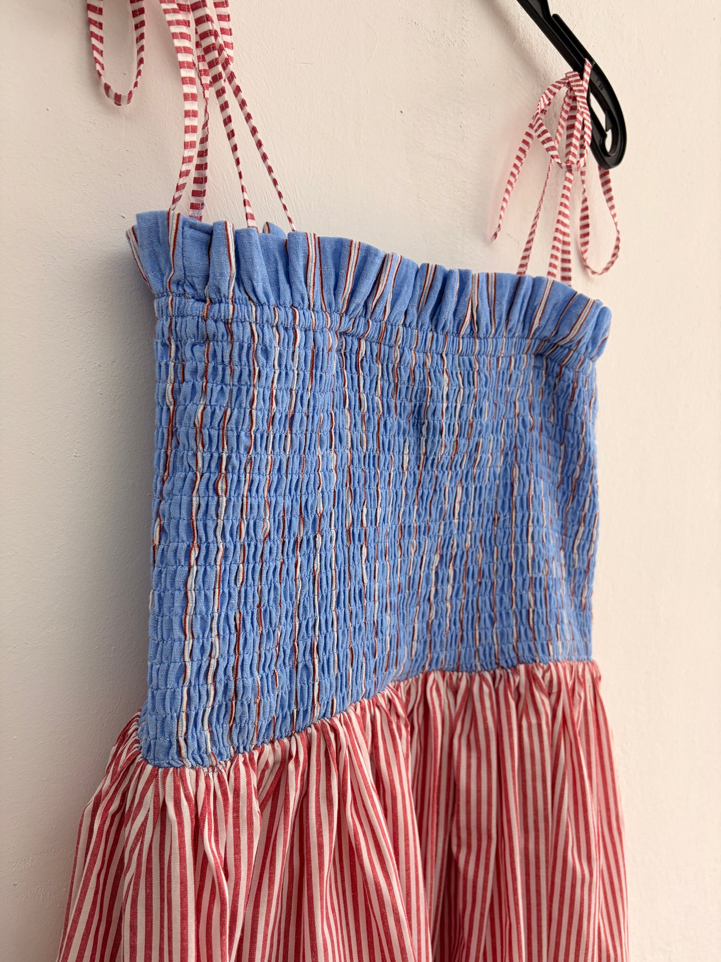 SAMPLE JUSTINE DRESS - XS BLUE