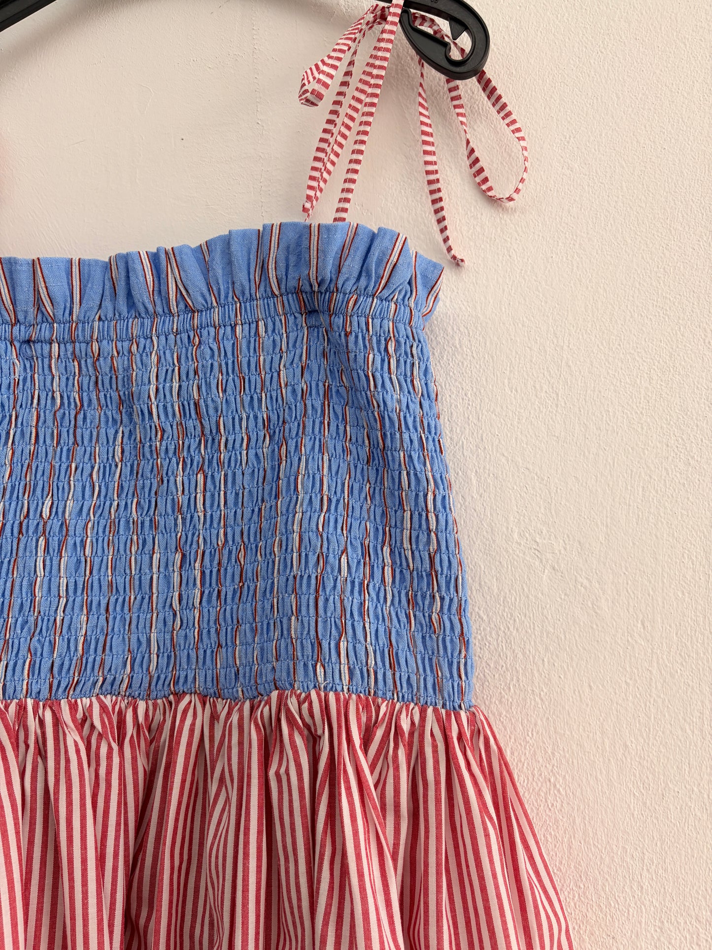 SAMPLE JUSTINE DRESS - XS BLUE