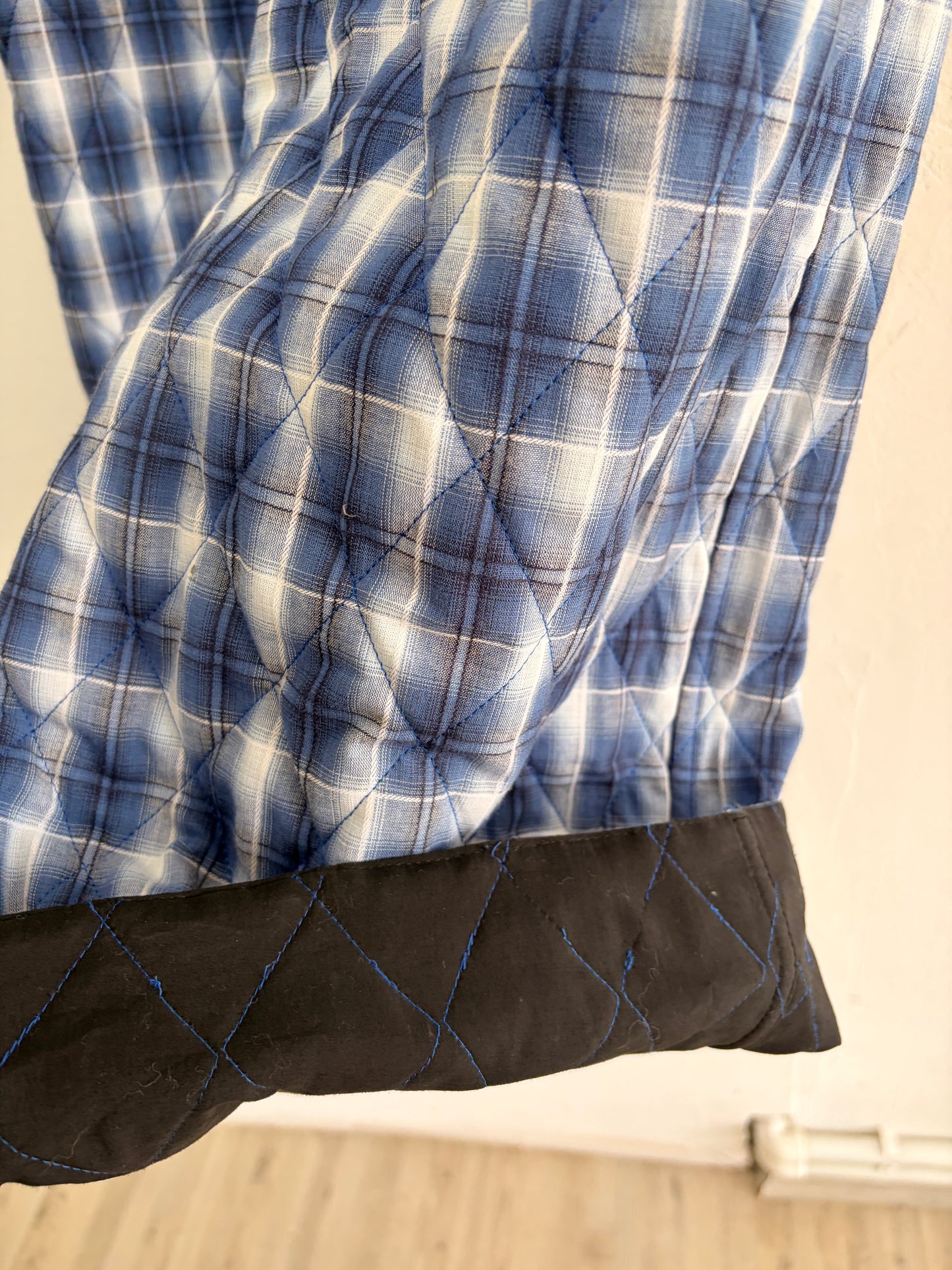 SAMPLE - quilted reversible pants - SMALL