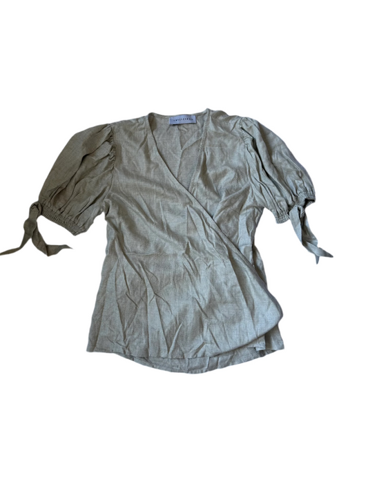 SAMPLE Allie Wrap Blouse - Small