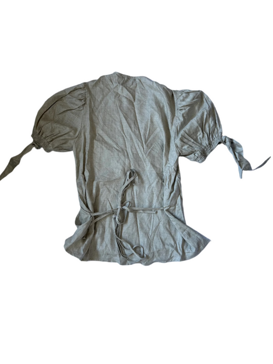 SAMPLE Allie Wrap Blouse - Small
