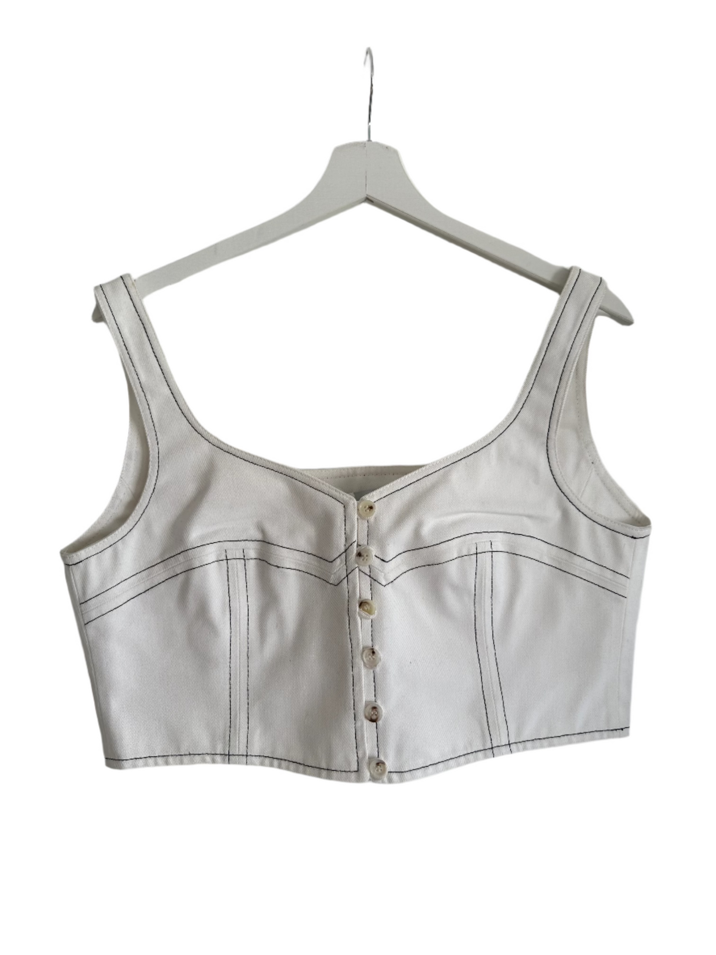 FAULTY Crop Top (White)