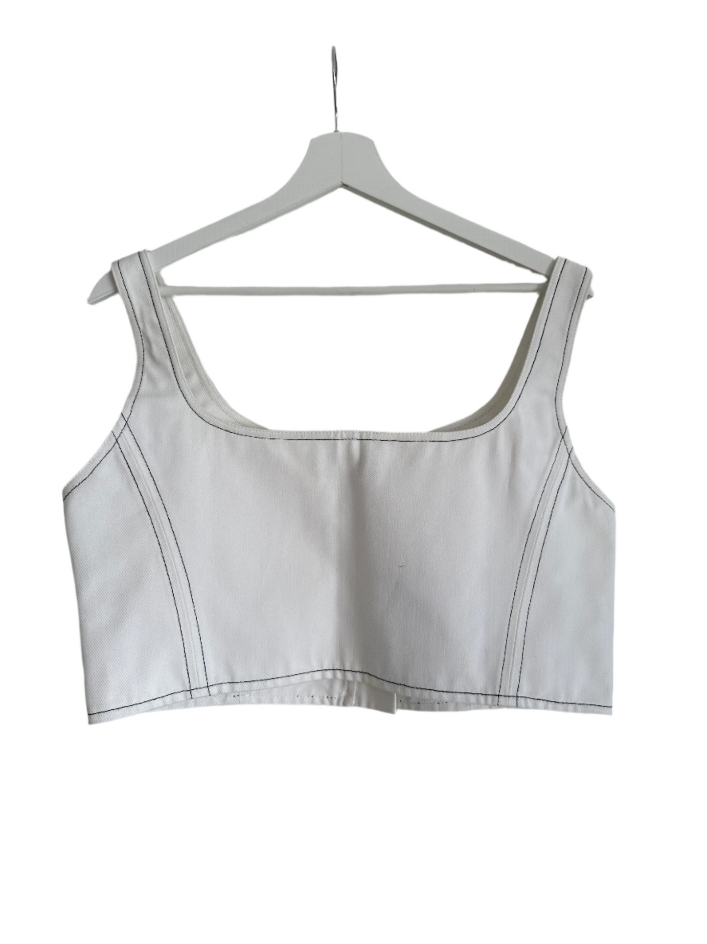 FAULTY Crop Top (White)