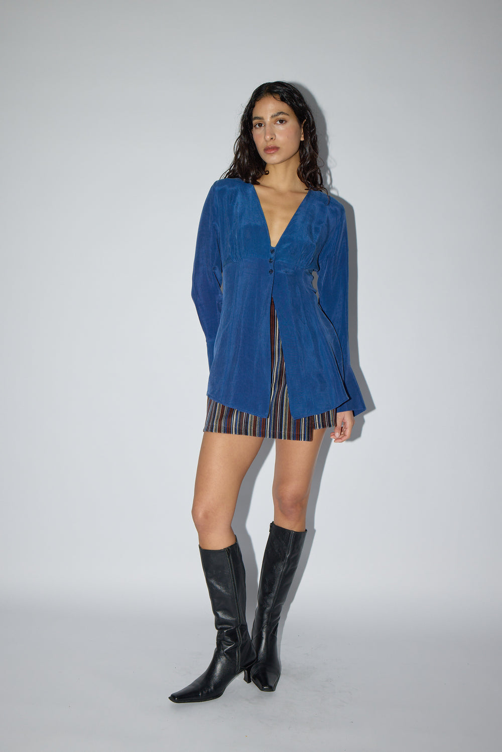 Demi Blouse - Cobalt Blue