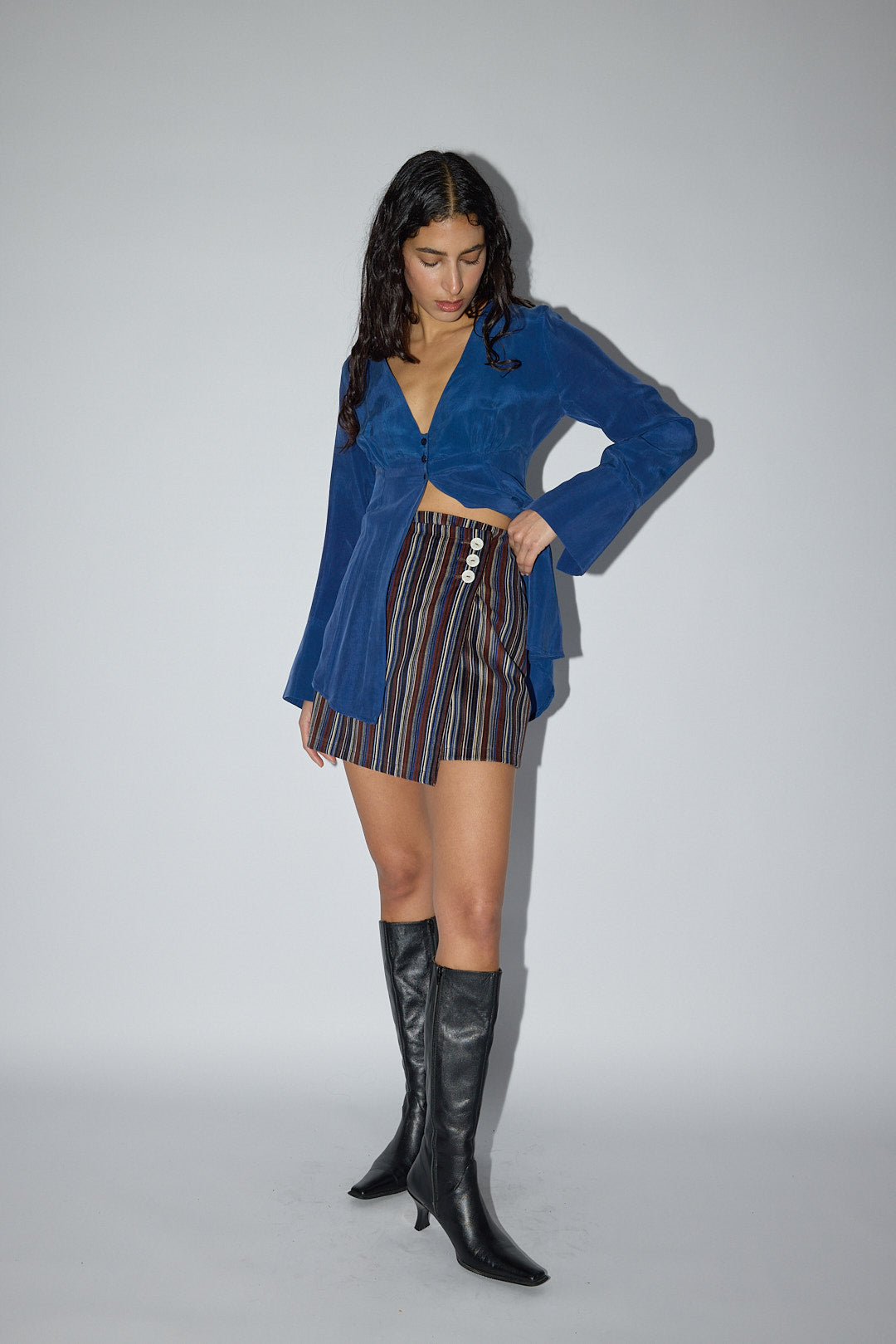 Demi Blouse - Cobalt Blue