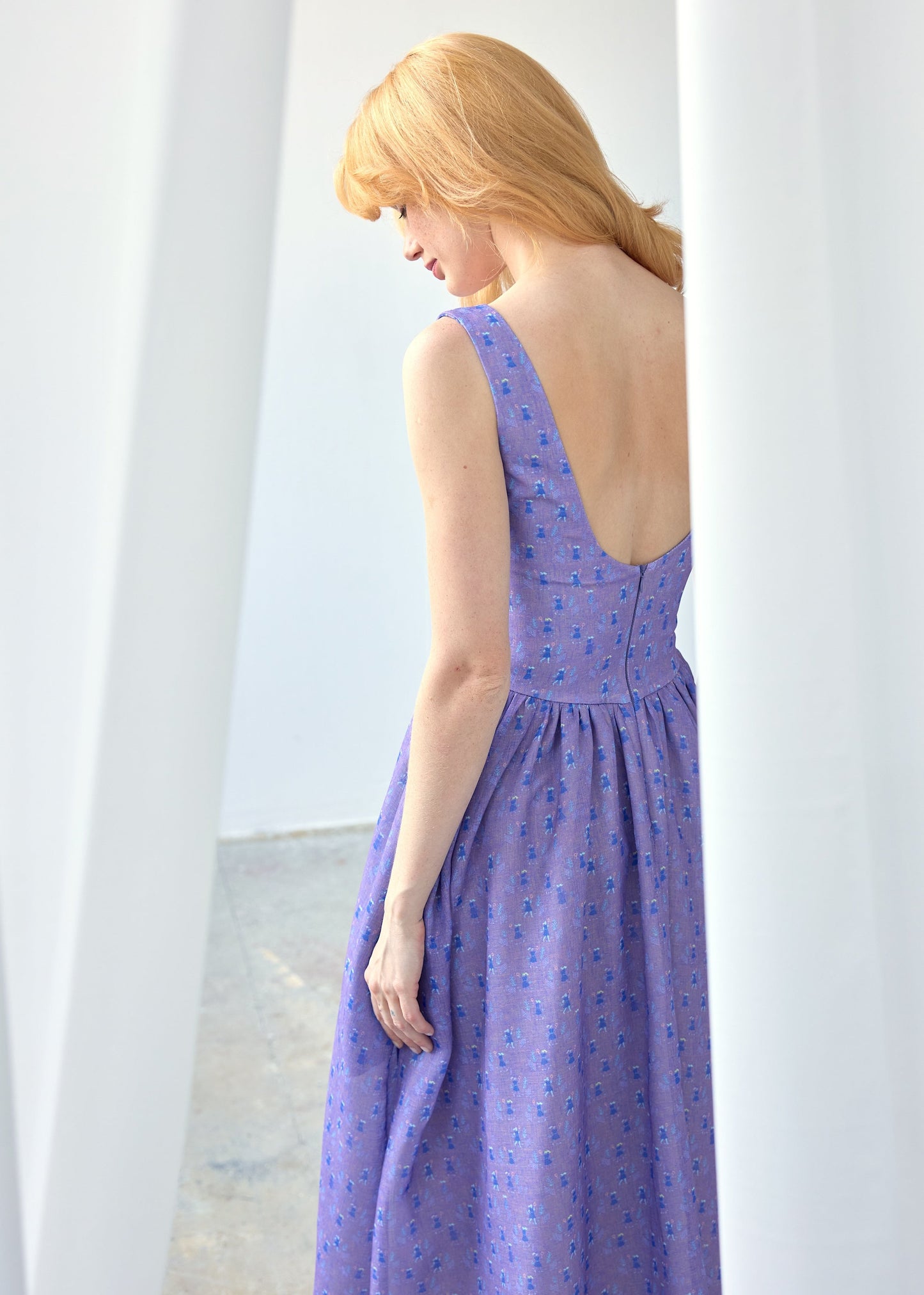 SAMPLE Dani dress - Purple