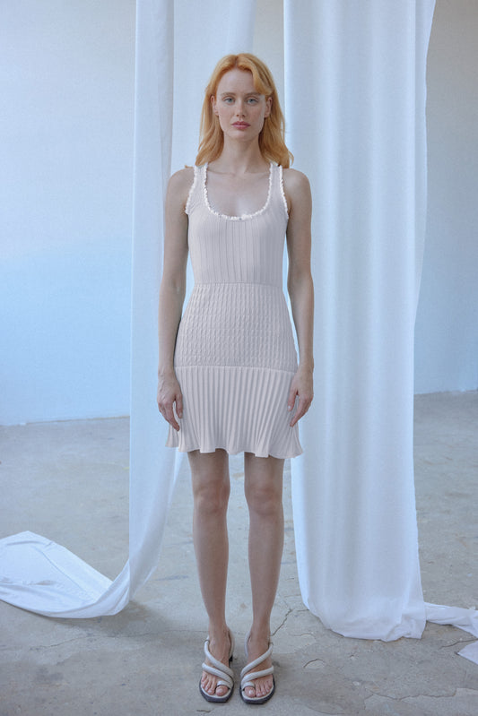 Renee Dress - White - OhSevenDays