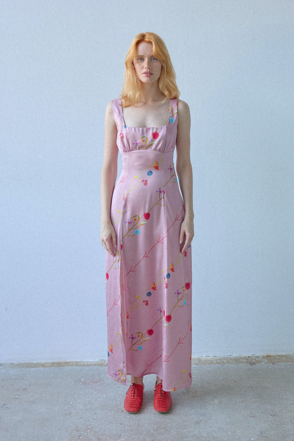 SAMPLE Caroline Dress - pink