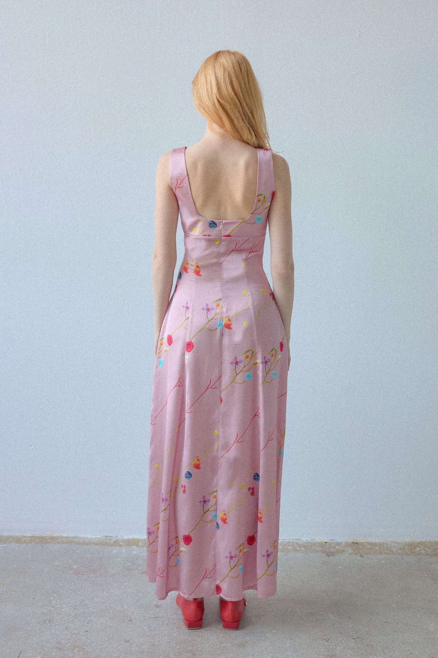SAMPLE Caroline Dress - pink