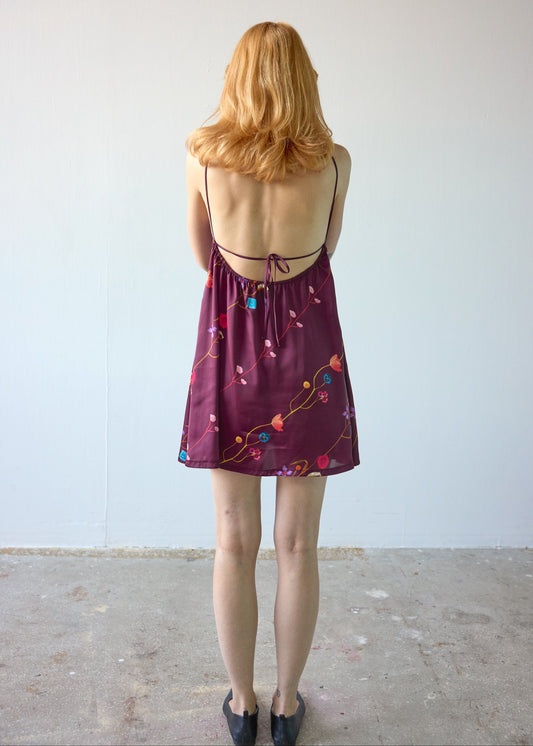 Evonne Dress - Burgundy