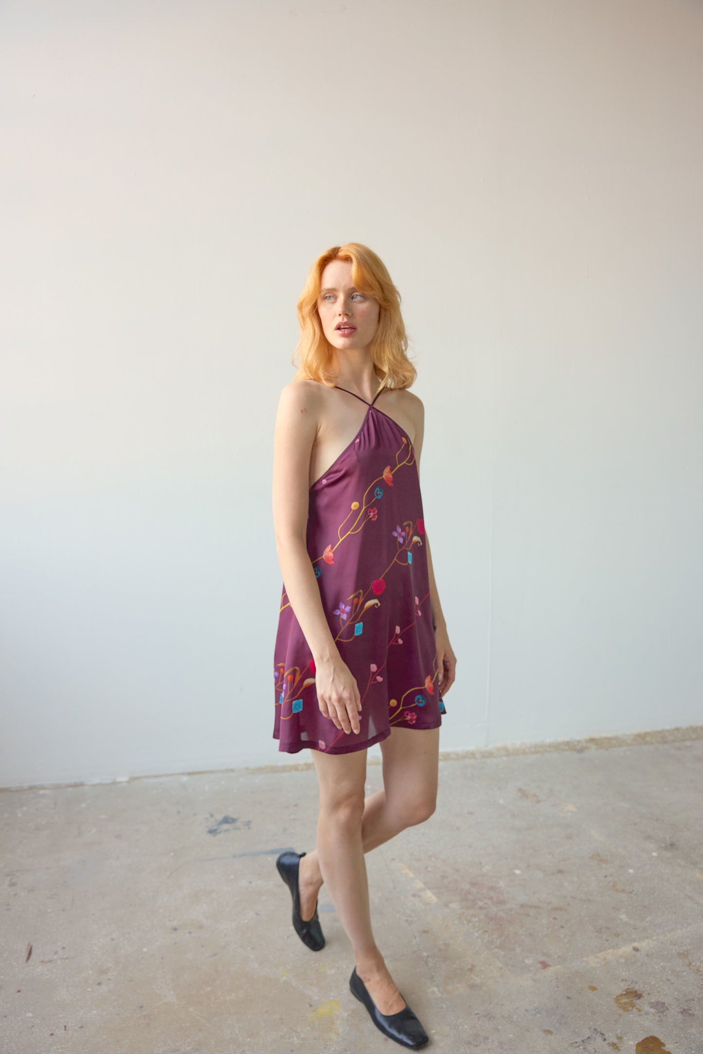 Evonne Dress - Burgundy