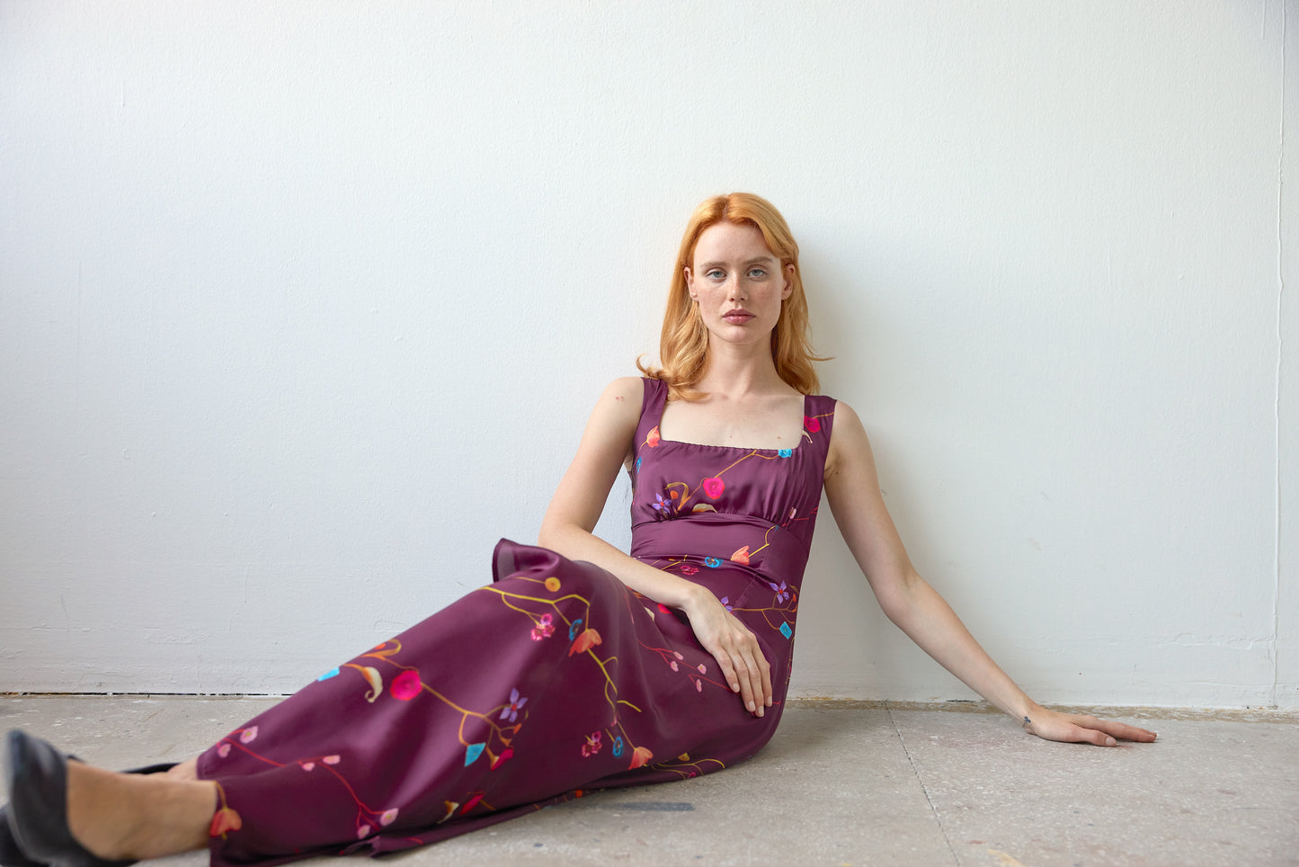 Caroline Dress - Burgundy