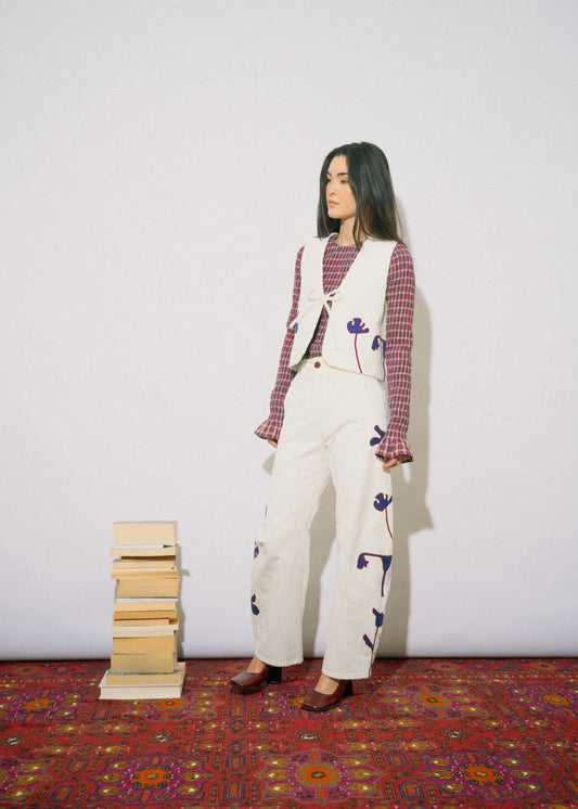 Ava Trousers - White