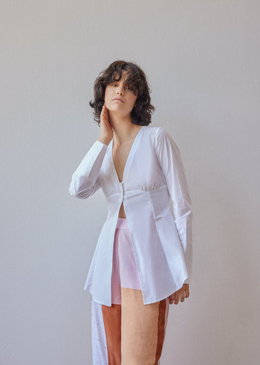Demi Blouse - White