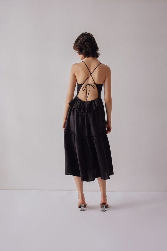 SAMPLE Holly dress black
