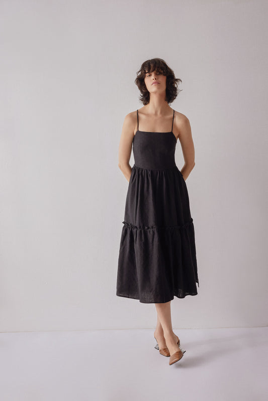 SAMPLE Holly dress black