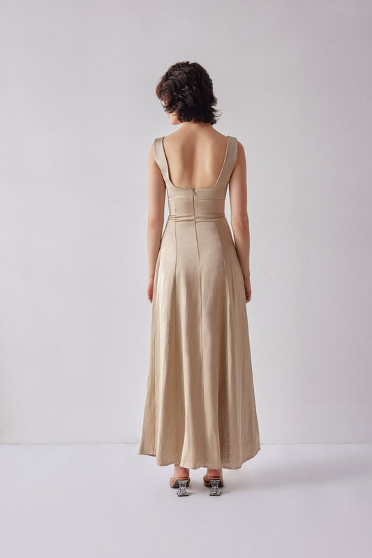 SAMPLE Caroline Dress - Beige