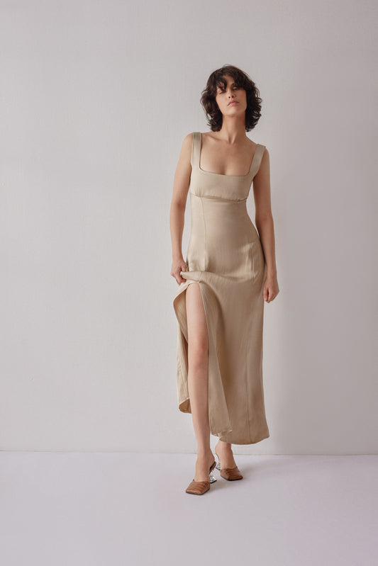 SAMPLE Caroline Dress - Beige