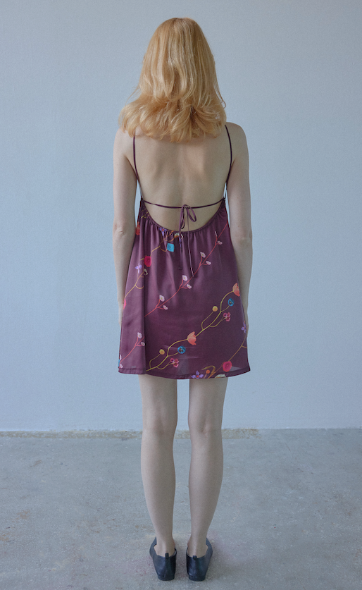 SAMPLE Evonne Dress - purple