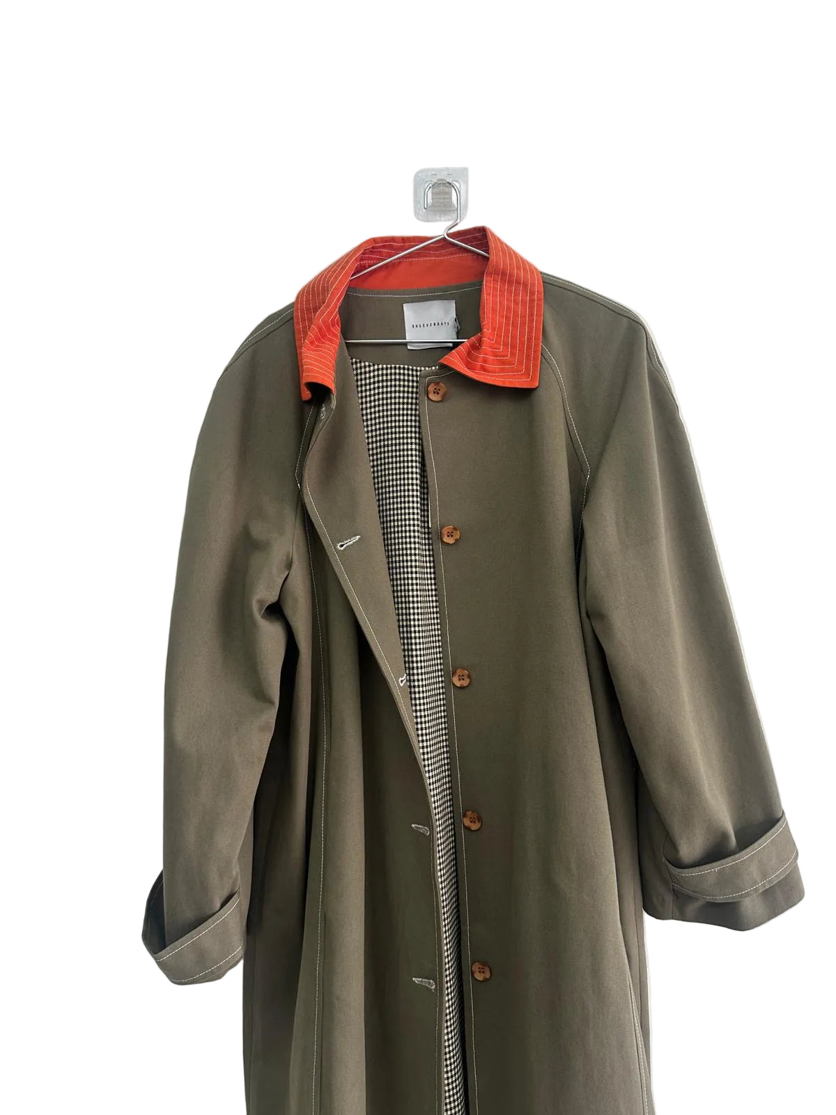SAMPLE Zoe coat - olive