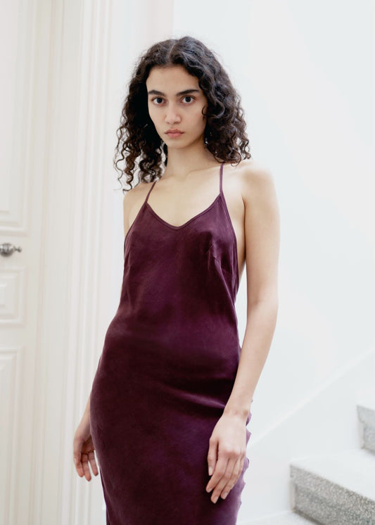 SAMPLE Phoebe Dress - Burgundy