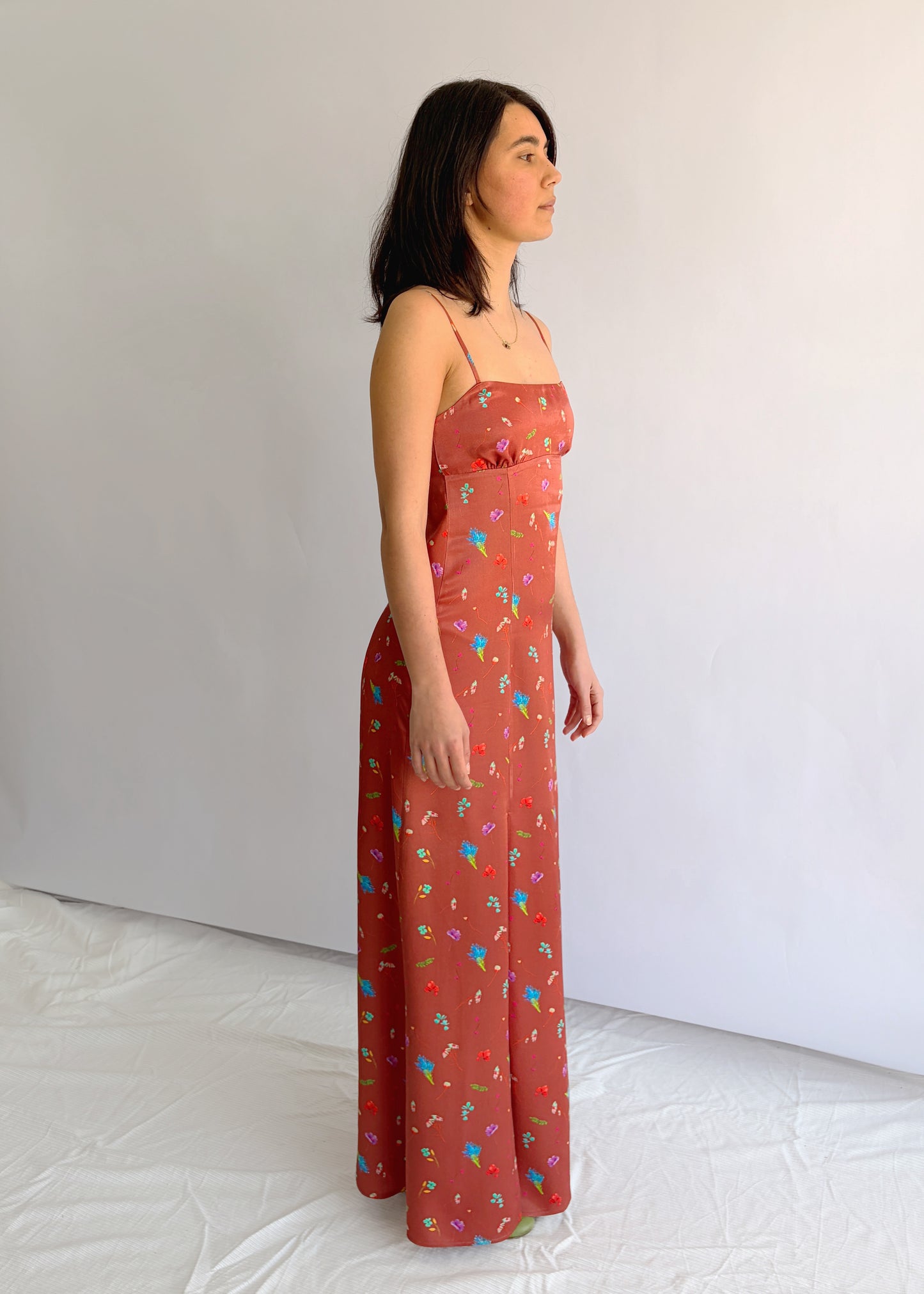 Cordelia Dress - Copper Floral