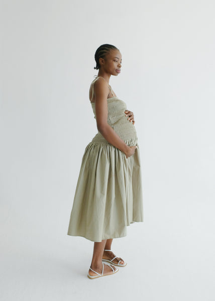 green emerald velvet dress Louise Dress