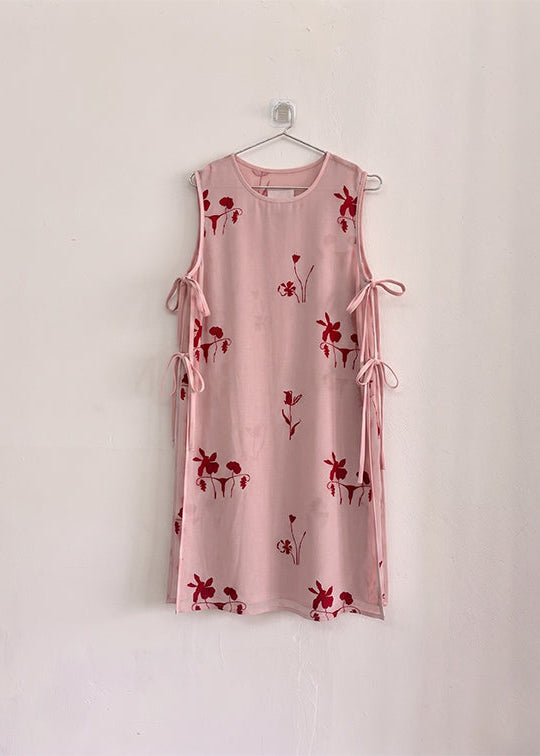 Maya Tunic Mini Dress - Pink