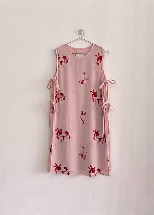 Maya Tunic Mini Dress - Pink