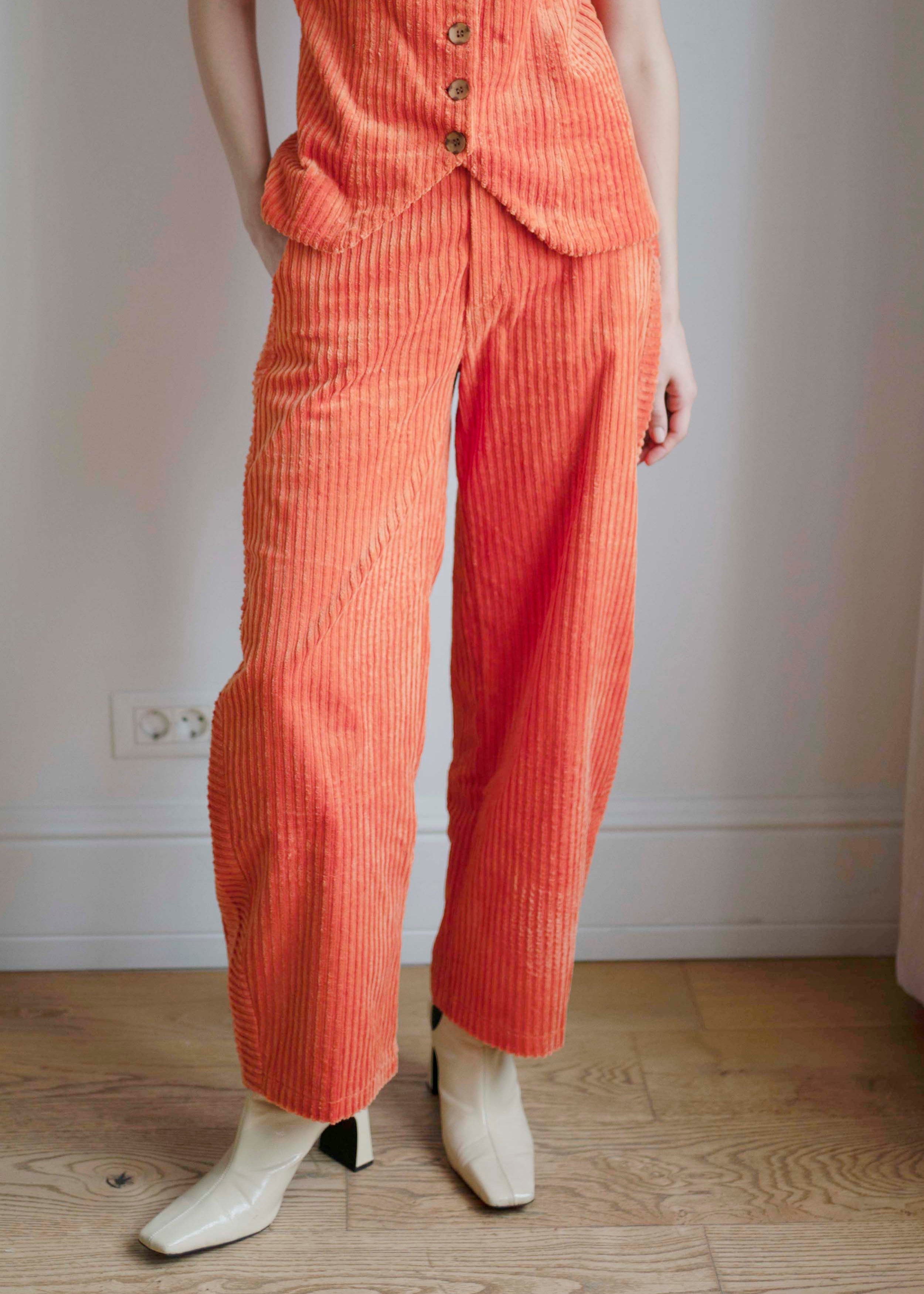 Side Kick Trousers - Burnt Orange