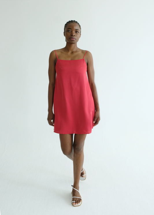 SAMPLE Tessa Dress red