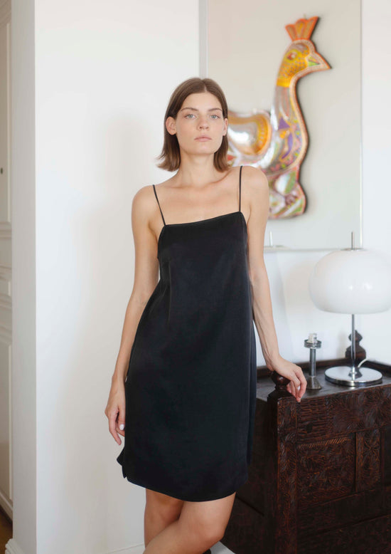 TESSA 3/4 SLEEVE V-NECK DRESS, RATTAN WALK ON THE WILD SIDE