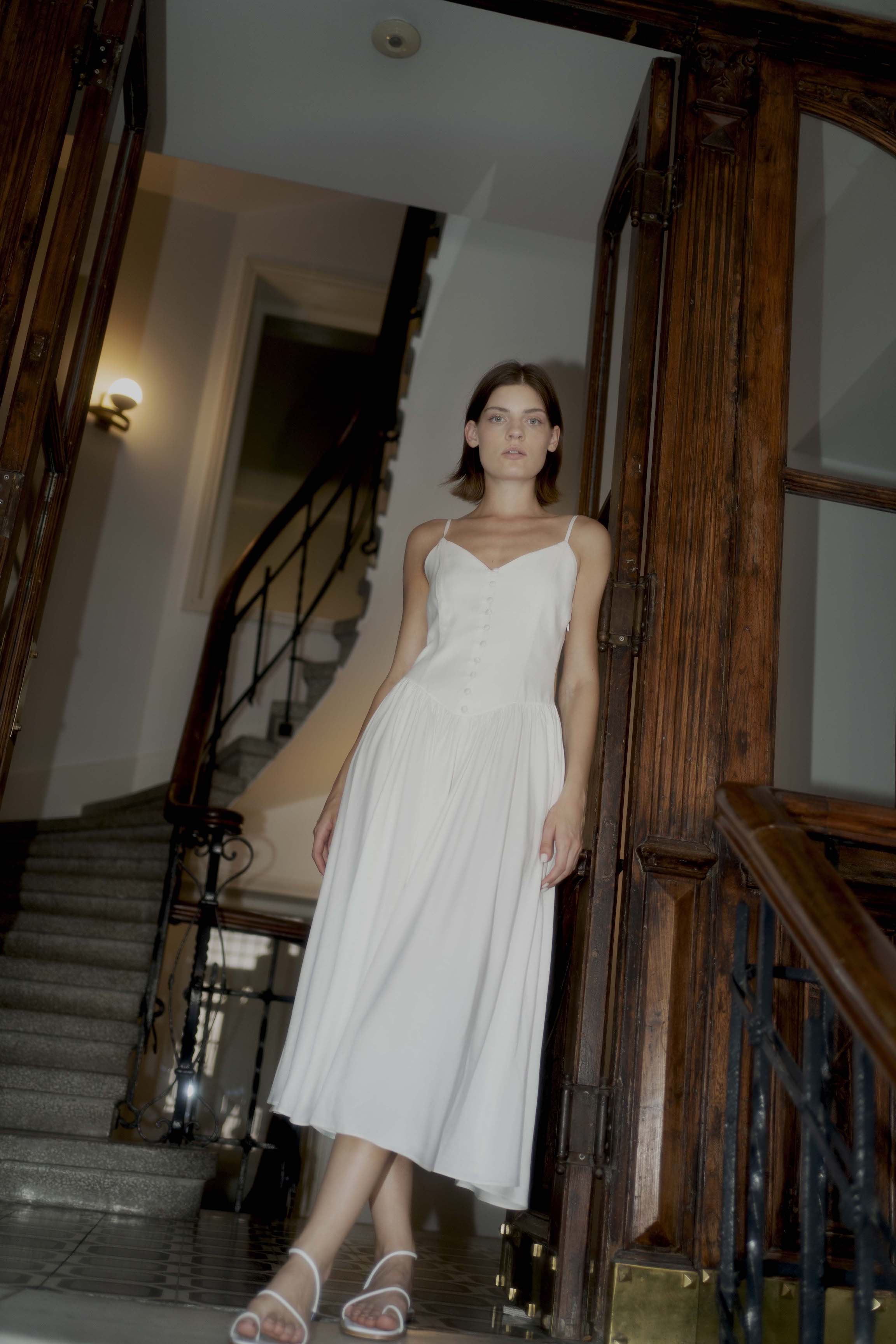 Jess Dress White