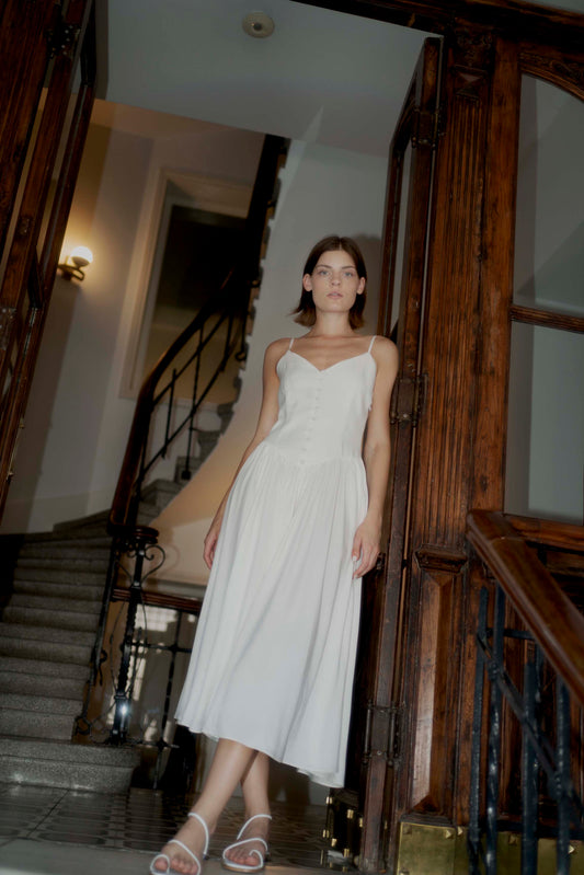 Jess Dress White