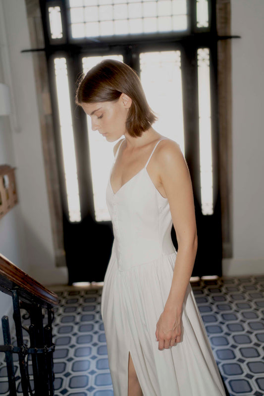 Jess Dress White