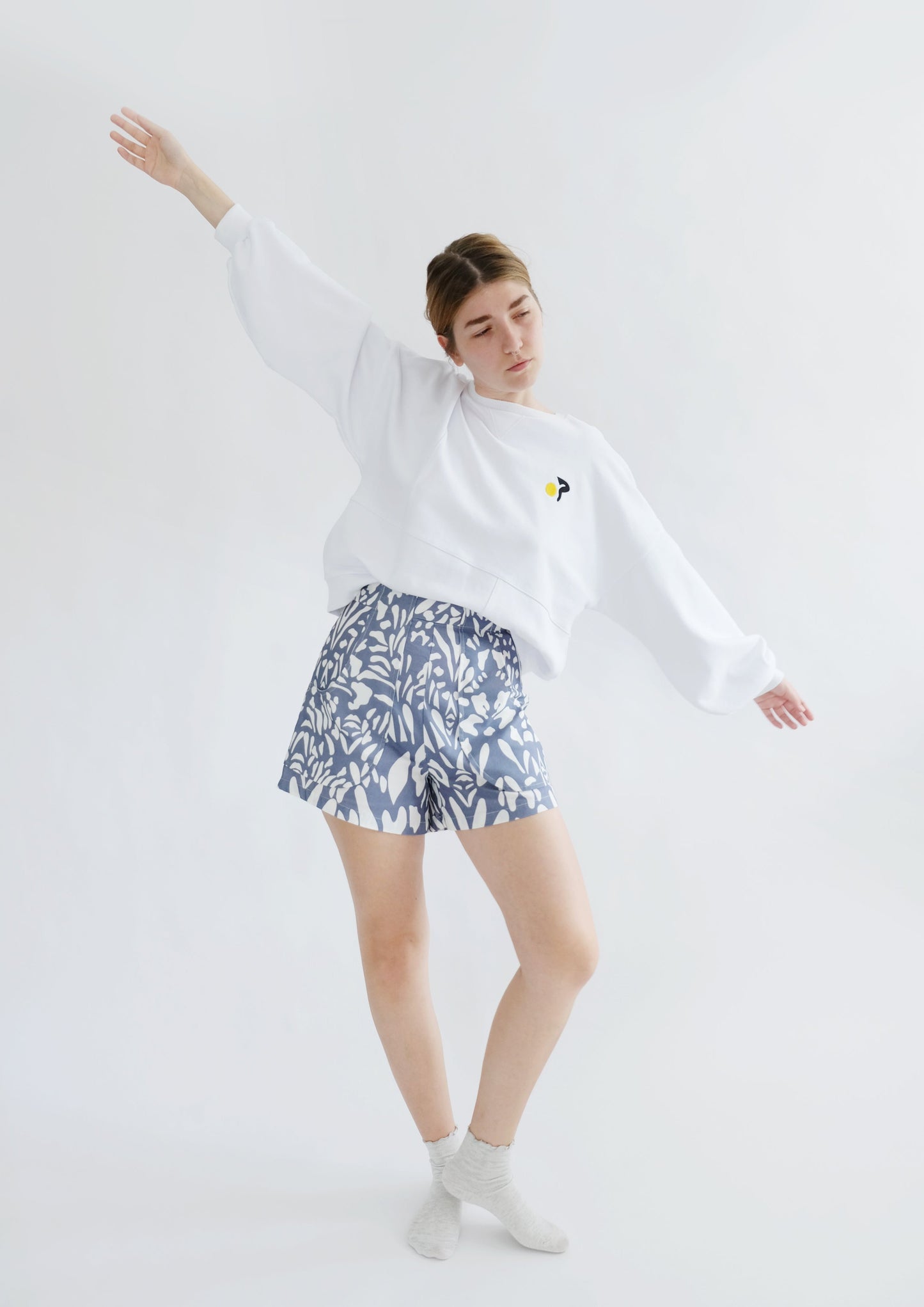 Poche Shorts (Rosa Print)